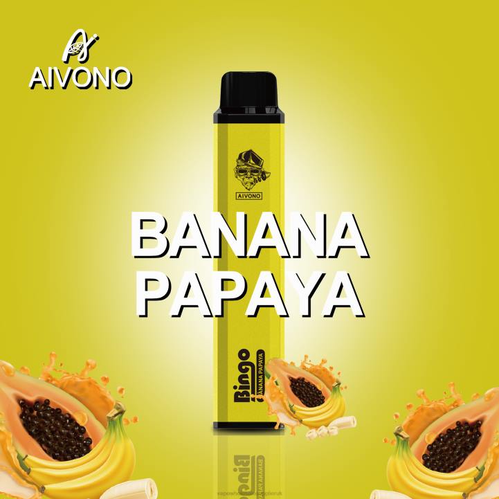 Aivono AIM BINGO 4000 Banana Papaya - LRB4137 Vape Wholesale Supplier