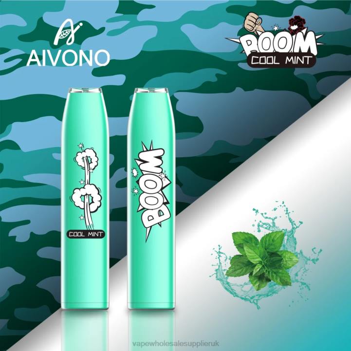 Aivono AIM BOOM 600 Cool Mint - LRB4357 Vape Wholesale Birmingham