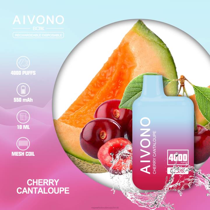 Aivono AIM BOXX 4000 Cherry Cantaloupe - LRB4223 Vape Wholesale Supplies