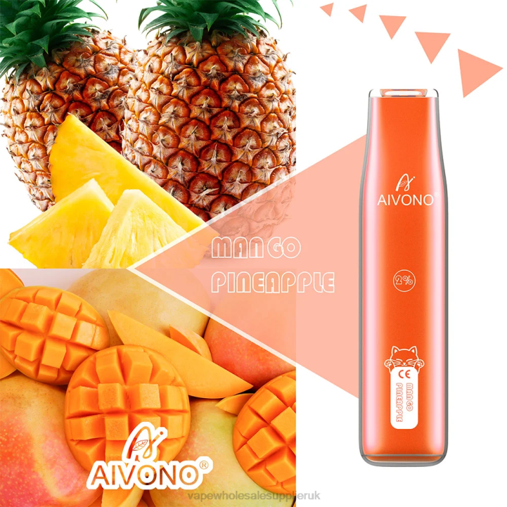 Aivono AIM CAT 400 Mango Pineapple - LRB4340 Vape Wholesale Supplies