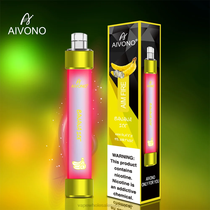 Aivono AIM FIRE 1000 Banana Ice - LRB4324 Vape UK Wholesale