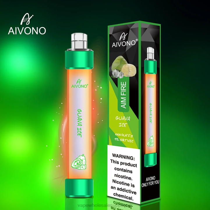 Aivono AIM FIRE 1000 Guava Ice - LRB4330 Vape Wholesale Birmingham