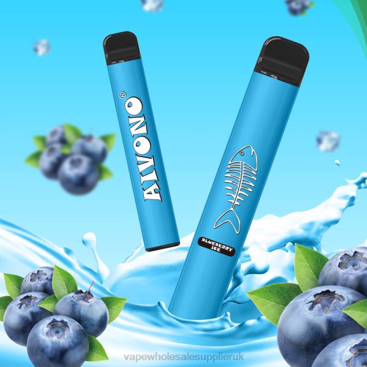 Aivono AIM FISHBONE 600 Blueberry Ice - LRB4279 Vape UK Wholesale