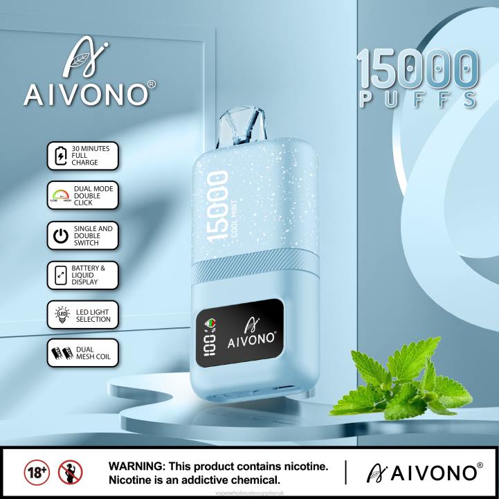 Aivono AIM magic 15000 Cool Mint - LRB462 Electronic Cigarette Wholesale