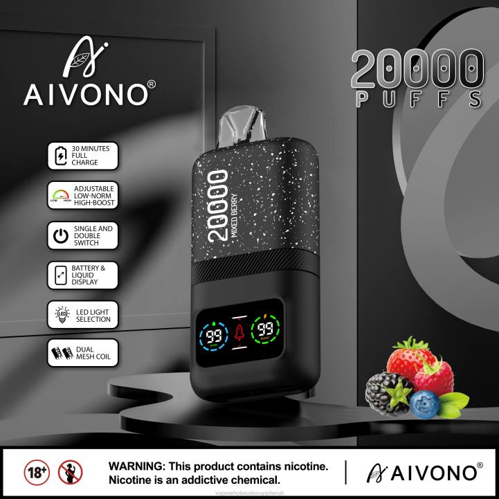 Aivono AIM magic 20000 Mixed Berry - LRB478 Vape Wholesale Birmingham