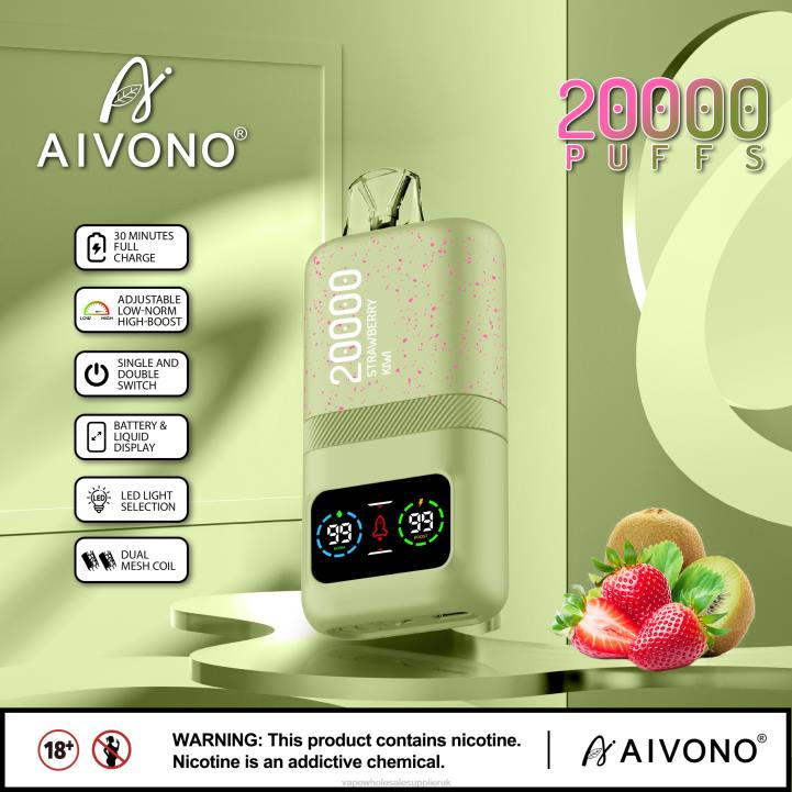 Aivono AIM magic 20000 Strawberry Kiwi - LRB481 Vape UK Wholesale