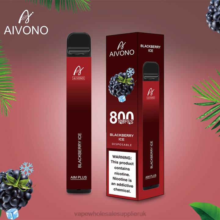 Aivono AIM PLUS 800 Blackberry Ice - LRB4172 Vape Wholesale UK