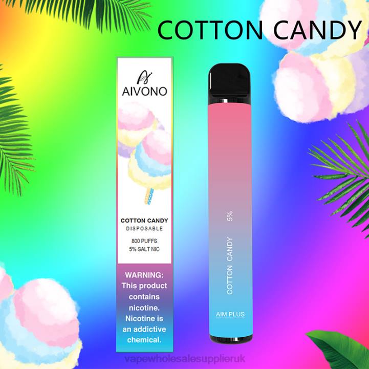 Aivono AIM PLUS 800 Cotton Candy - LRB4178 Vape Wholesale Supplies