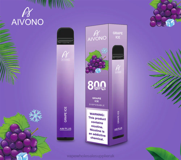 Aivono AIM PLUS 800 Grape Ice - LRB4179 Electronic Cigarette Wholesale