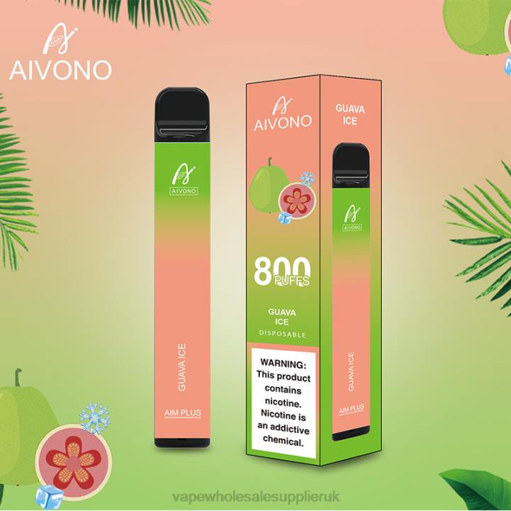 Aivono AIM PLUS 800 Guava Ice - LRB4180 Vape UK Wholesale