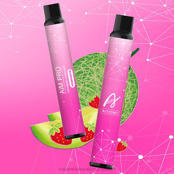 Aivono AIM PRO 1500 Strawberry Cantaloupe - LRB4161 Electronic Cigarette Wholesale