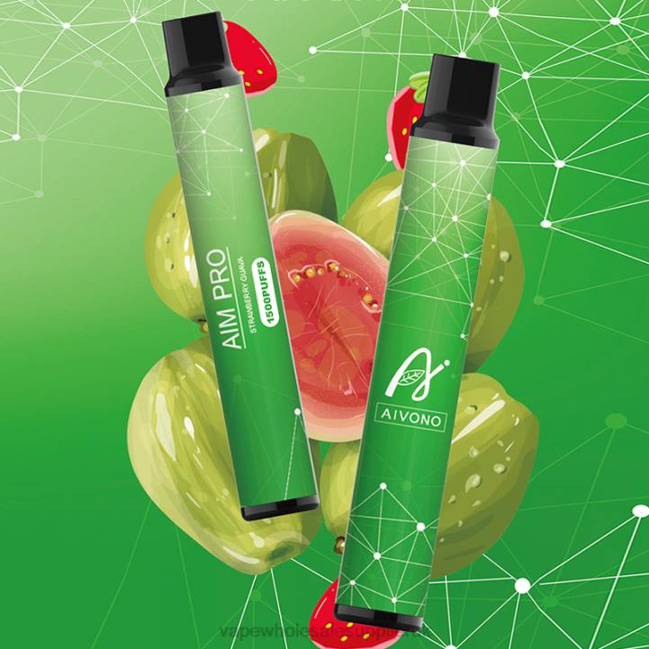 Aivono AIM PRO 1500 Strawberry Guava - LRB4164 Vape Wholesale Supplier