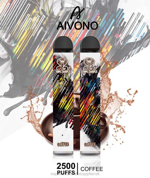 Aivono AIM SNAKE 2500 Coffee - LRB4300 Vape Wholesale Supplier UK