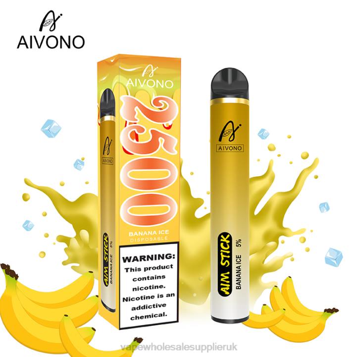 Aivono AIM STICK 2500 Banana Ice - LRB4151 Vape Wholesale Supplies