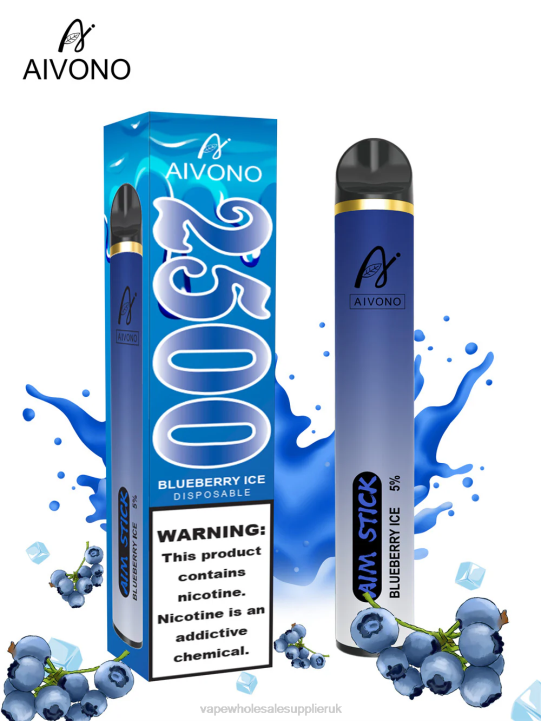 Aivono AIM STICK 2500 Blueberry Ice - LRB4152 Electronic Cigarette Wholesale