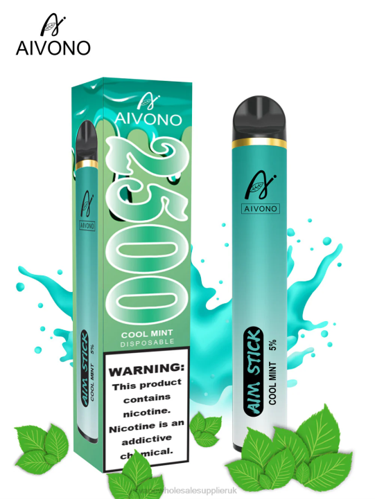 Aivono AIM STICK 2500 Cool Mint - LRB4159 Vape Wholesale Birmingham