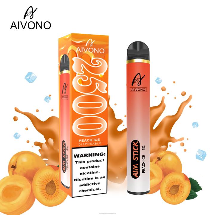 Aivono AIM STICK 2500 Peach Ice - LRB4144 Vape UK Wholesale