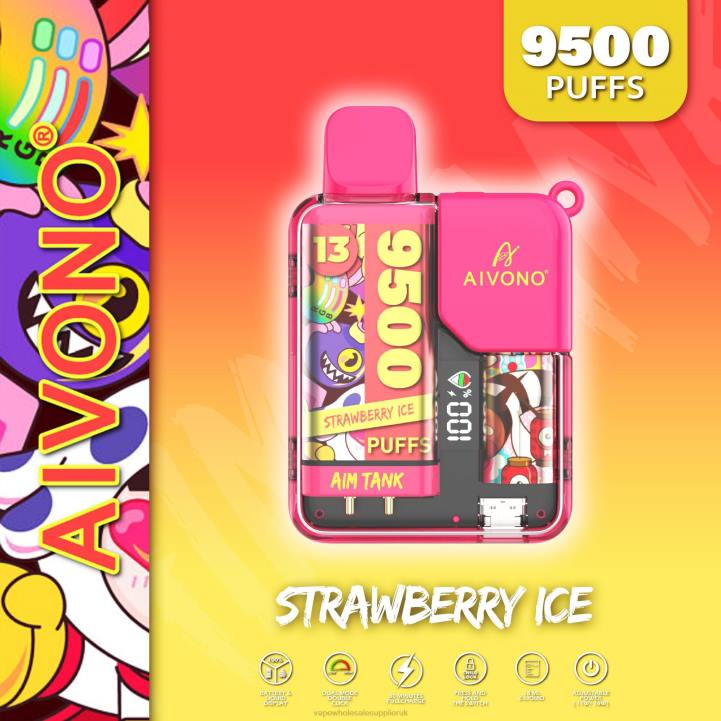 Aivono AIM TANK 9500 Strawberry Ice - LRB438 Vape Wholesale Supplier