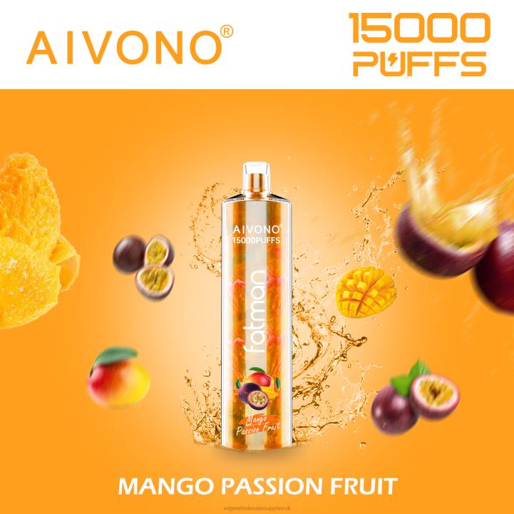 Aivono FATMAN 15000 Mango Passion Fruit - LRB419 Vape Wholesale UK