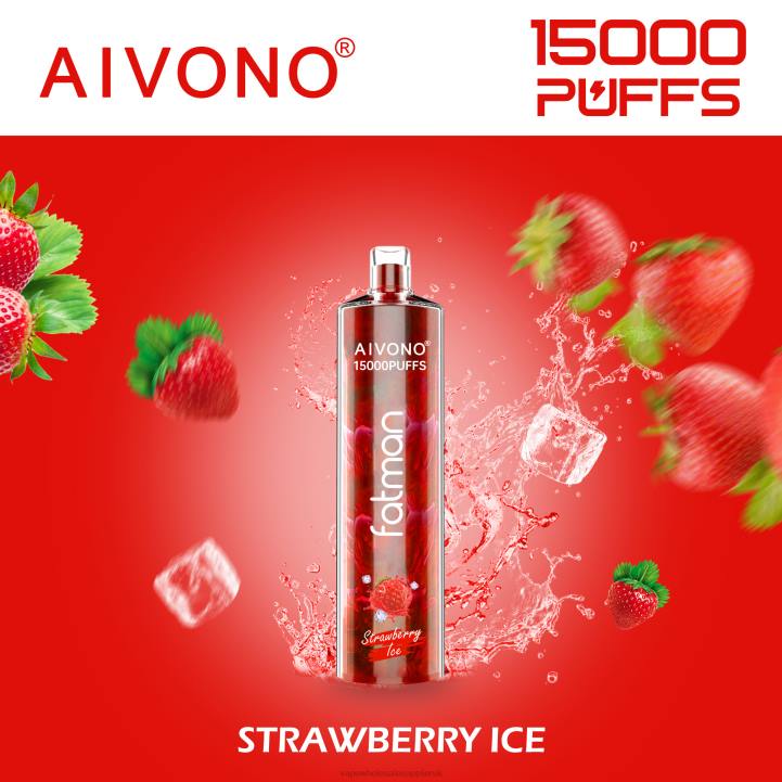 Aivono FATMAN 15000 Strawberry Ice - LRB411 Vape Wholesale Supplier