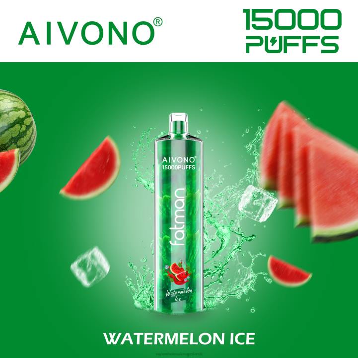 Aivono FATMAN 15000 Watermelon Ice - LRB412 Vape Wholesale Supplier UK