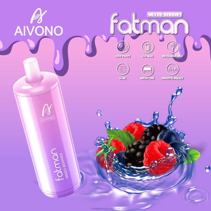 Aivono FATMAN 6800 Mixed Berries - LRB427 Vape UK Wholesale