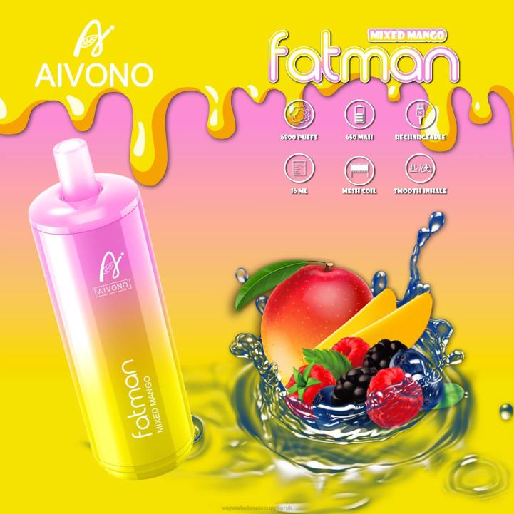 Aivono FATMAN 6800 Mixed Mango - LRB426 Electronic Cigarette Wholesale