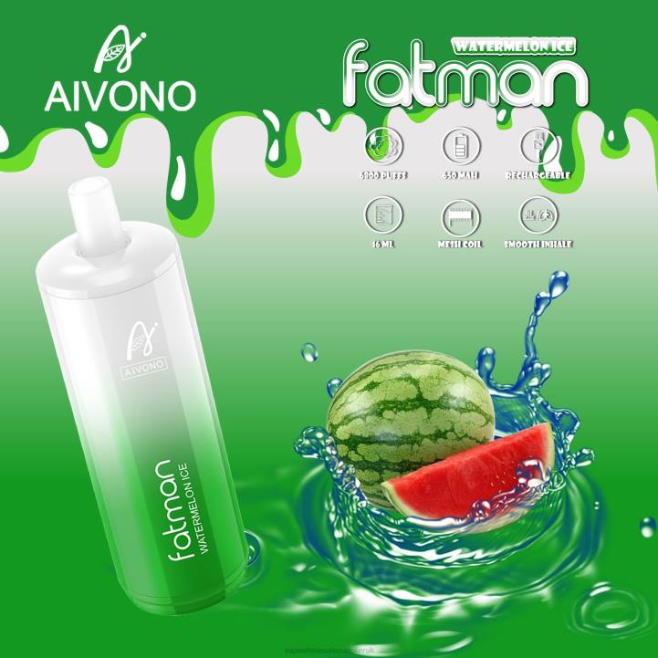 Aivono FATMAN 6800 Watermelon Ice - LRB428 Vape Wholesale UK