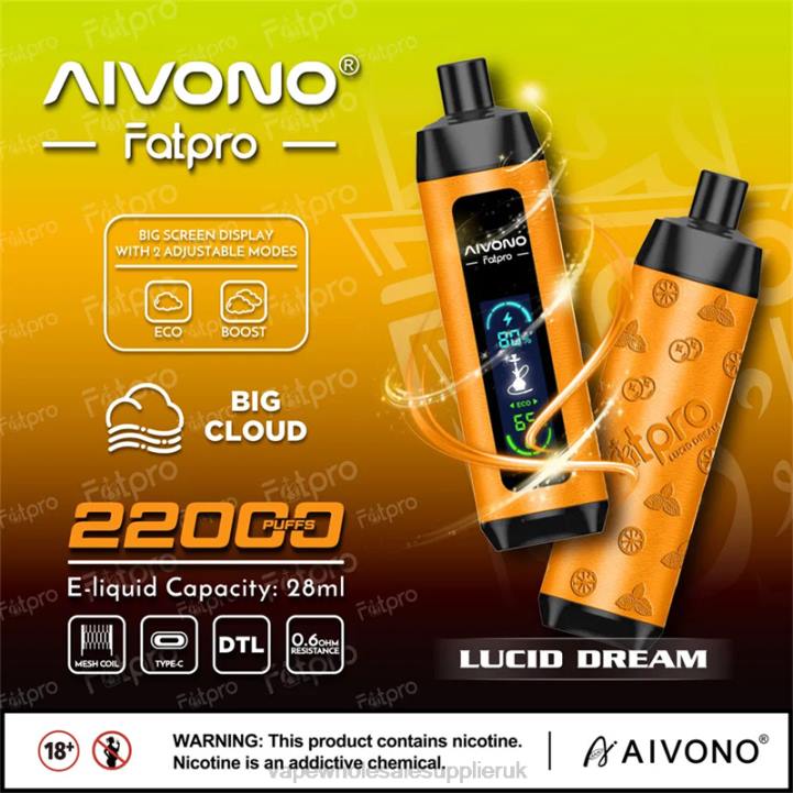 Aivono Fatpro 22000 Lucid Dream - LRB47 Vape Wholesale Supplies