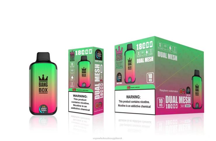 Bang Box 18000 puffs 222V897 - Vape Wholesale Supplier Raspberry Watermelon