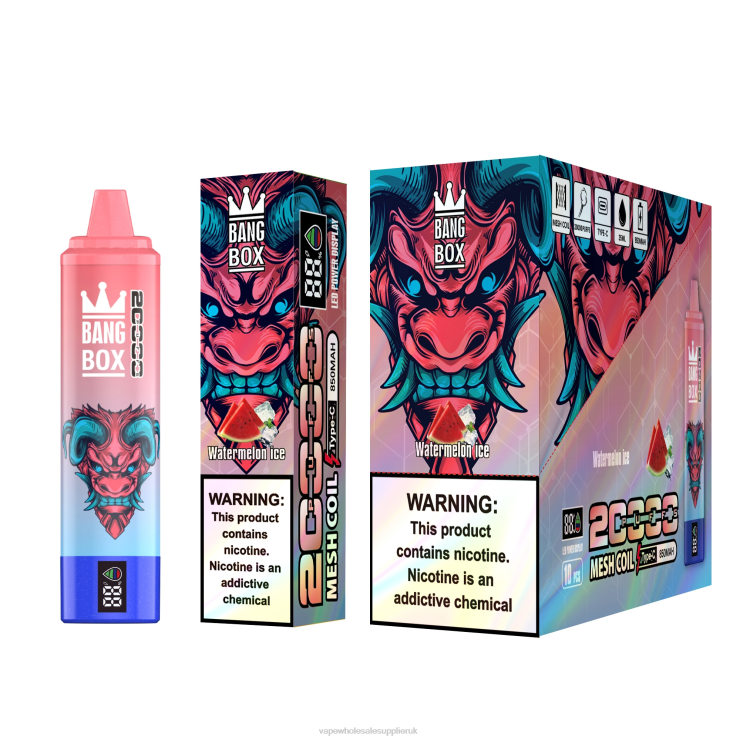 Bang Box 20000 222V856 - Vape Wholesale Birmingham Watermelon Ice