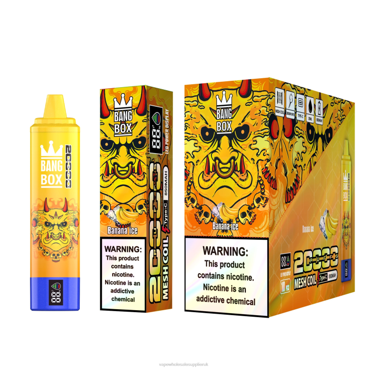 Bang Box 20000 222V857 - Vape Wholesale Supplies Banana Ice