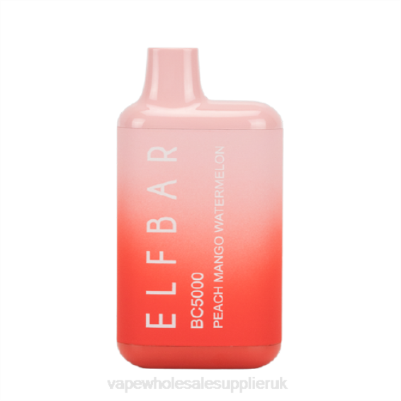 Vape Wholesale Near Me 022N304 | ELFBAR BC5000 Peach Mango Watermelon