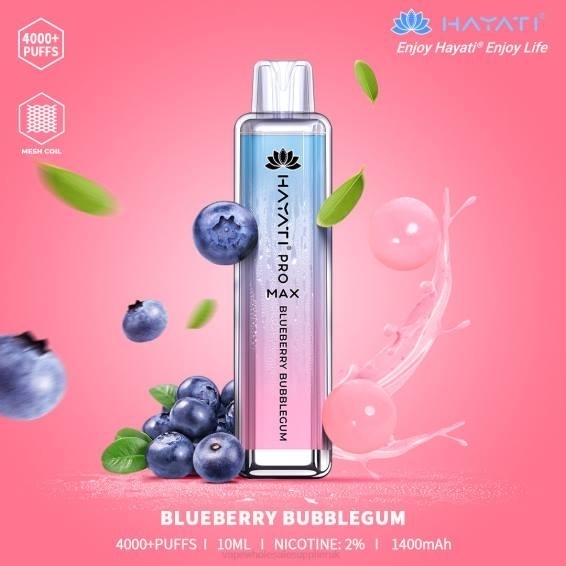 Vape Wholesale UK 022N191 | Hayati Pro Max Blueberry Bubblegum 4000