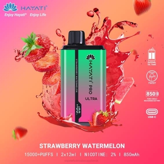 Vape Wholesale Birmingham 022N216 | Hayati Pro Ultra Strawberry Watermelon