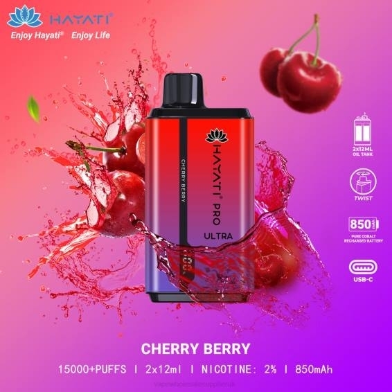 Vape Wholesale Near Me 022N204 | Hayati Pro Ultra Cherry Berry