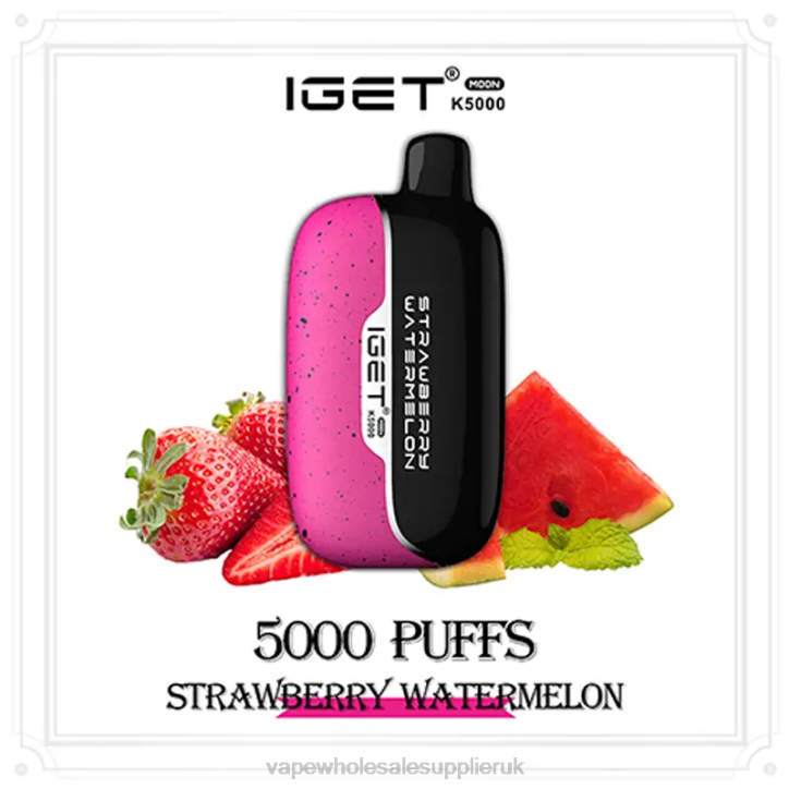 Vape Wholesale Supplier 0ZP09 Strawberry Watermelon IGET Moon K5000