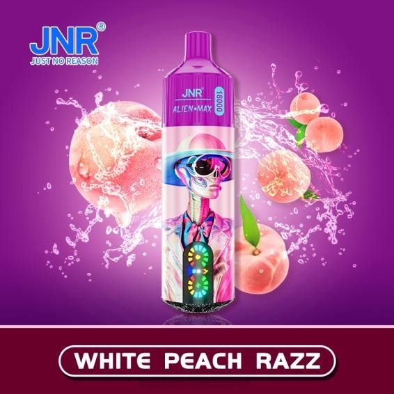 Vape Wholesale Supplier 022N562 | JNR ALIEN MAX White Peach Razz