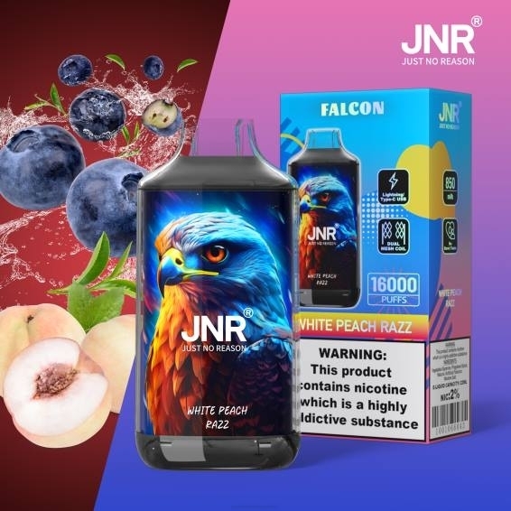 Vape Wholesale Near Me 022N724 | JNR FALCON White Peach Razz