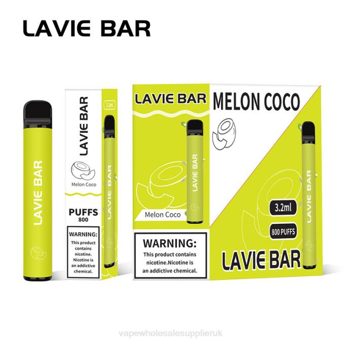 Vape UK Wholesale 4BD6315 Melon Coco - LAVIE BAR 800 Puffs