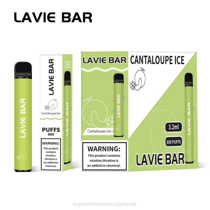 Vape Wholesale Supplier 4BD6317 Cantaloupe Ice - LAVIE BAR 800 Puffs