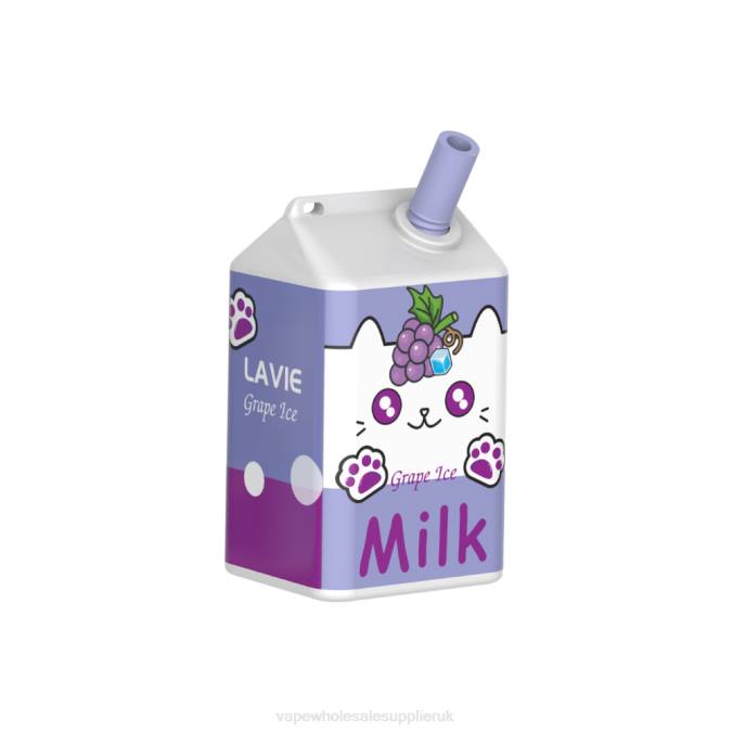 Vape Wholesale Birmingham 4BD6186 Grape Ice - LAVIE MILK 7000 Puffs