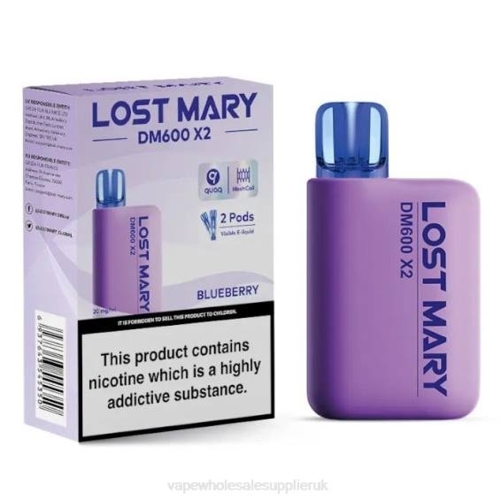 Vape Wholesale Supplies 022N467 | LOST MARY DM600 X2 Blueberry