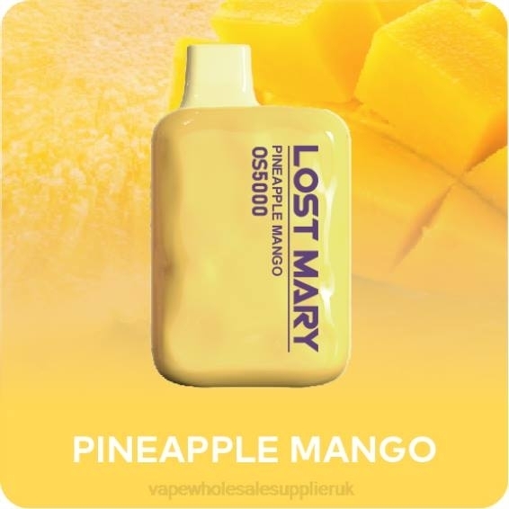 Vape Wholesale Birmingham 022N496 | LOST MARY OS5000 Pineapple Mango