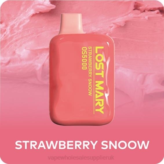 Vape Wholesale Supplier 022N502 | LOST MARY OS5000 Strawberry Snoow