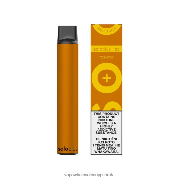 Vape Wholesale Birmingham 884R024 - Solo Plus Disposable Vape Tobacco