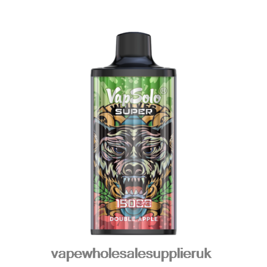 Vape Wholesale Birmingham 0R6DD8111 Vapsolo SUPER Disposable Vape Double Apple