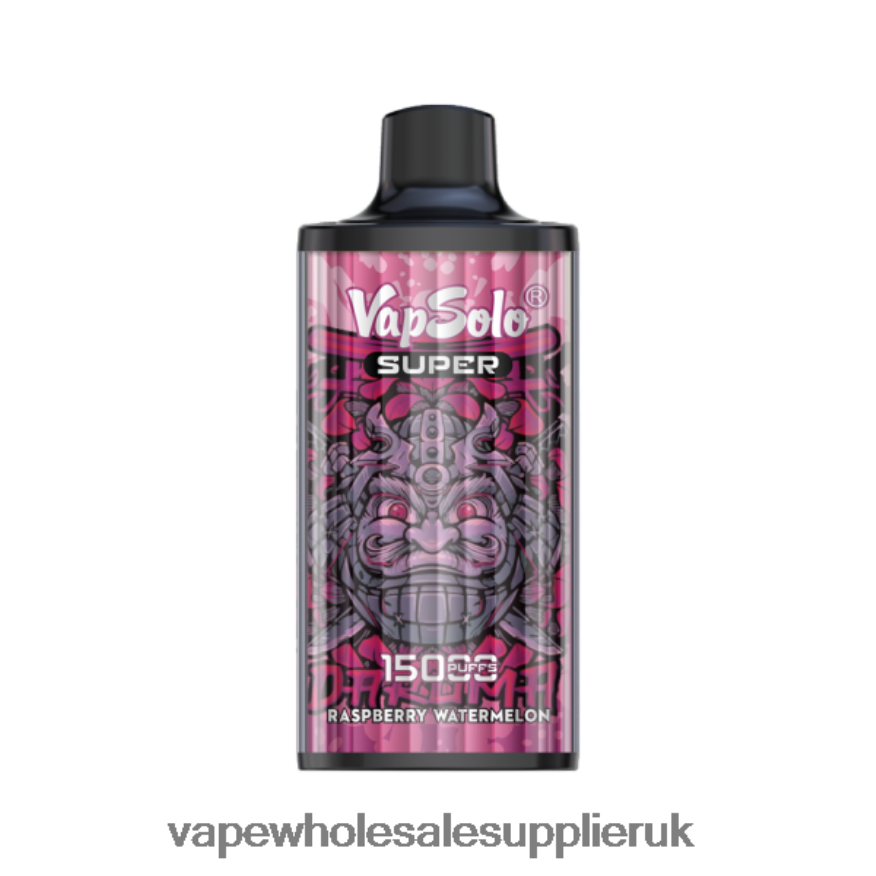 Vape Wholesale UK 0R6DD8113 Vapsolo SUPER Disposable Vape Raspberry Watermelon