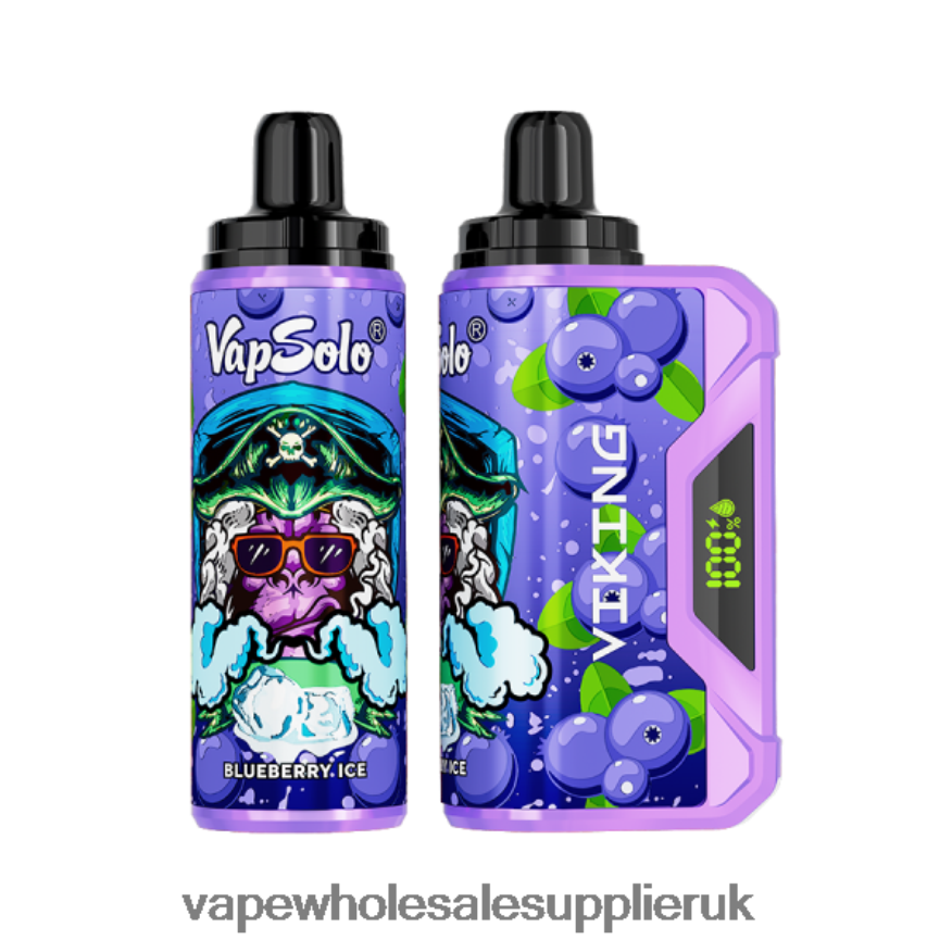 Vape Wholesale Near Me 0R6DD8130 Vapsolo VIKING Disposable Vape Blueberry