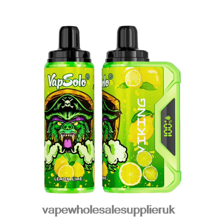 Vape Wholesale UK 0R6DD8134 Vapsolo VIKING Disposable Vape Lemon Lime